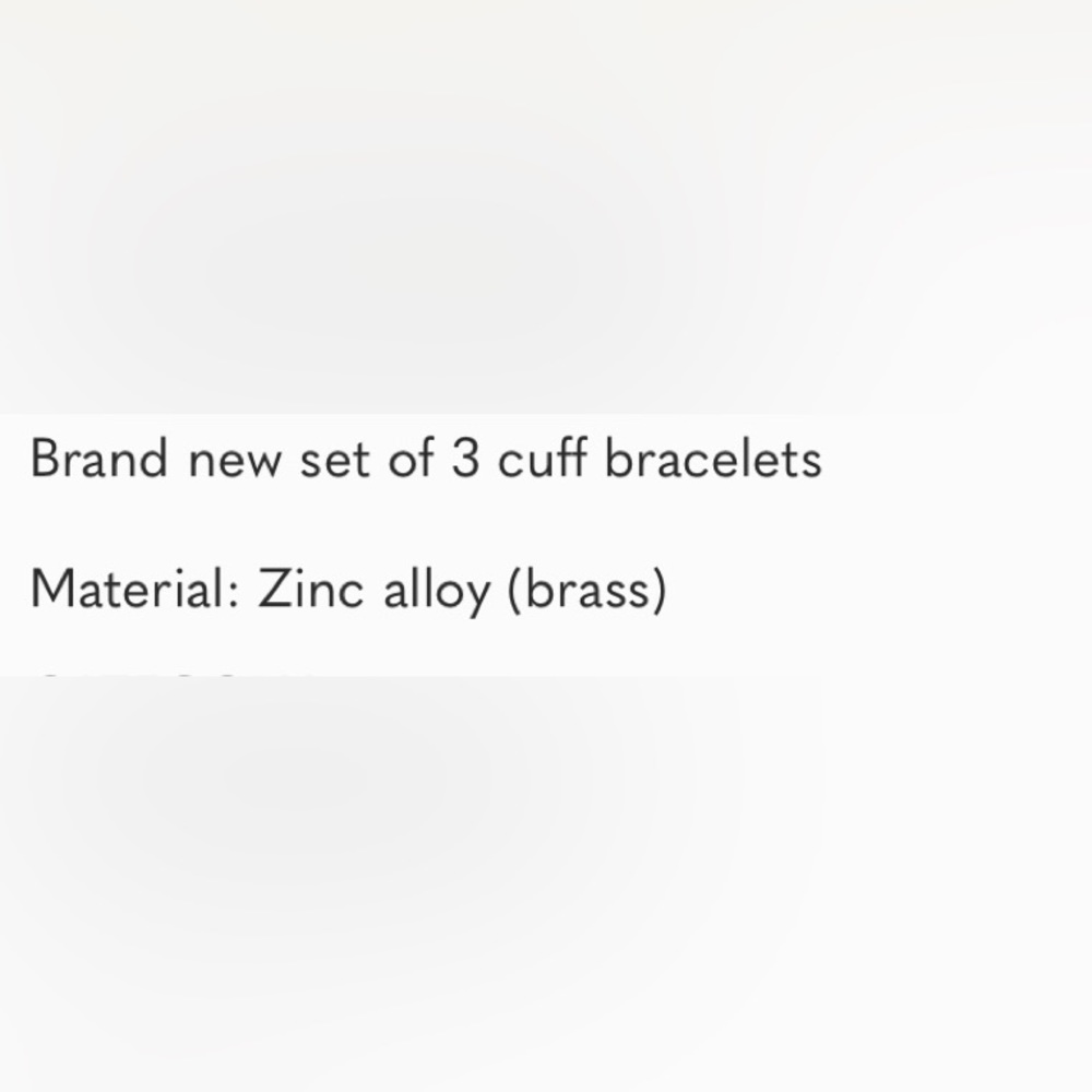 Set of 3 gold bracelets brand new - Picture 4 of 4